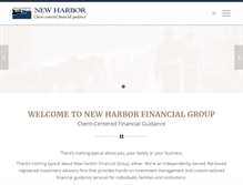 Tablet Screenshot of newharborfinancial.com